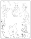 Sketch Page Mewtwo